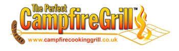 Campfire cooking grill logo
